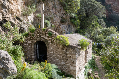 Kapelle Neda Wasserfall